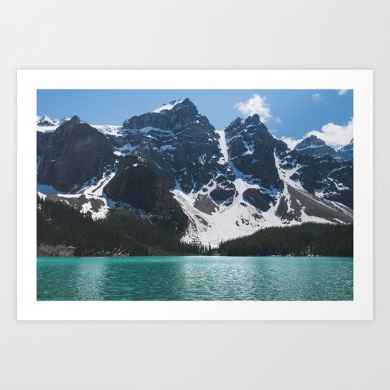 Landscape | Lake Moraine | Alberta | Wild | Nature Art Print