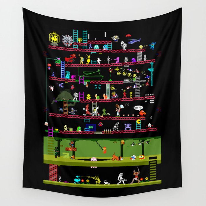 Gaming Classics Wall Tapestry by Jude Society6