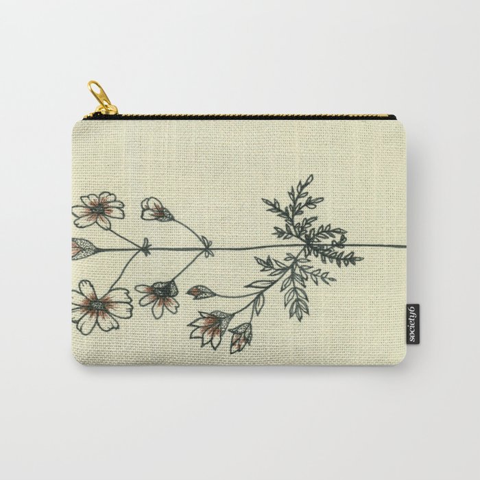 Love a Flower Carry-All Pouch