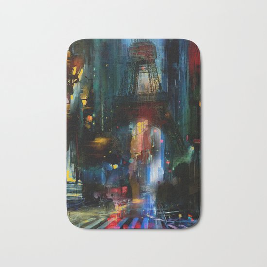 City of Lights Bath Mat