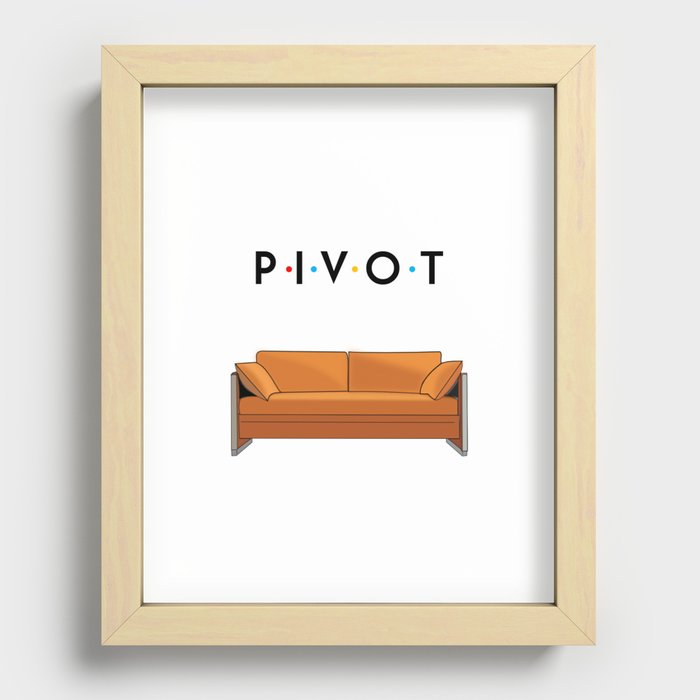 Pivot Friends Recessed Framed Print