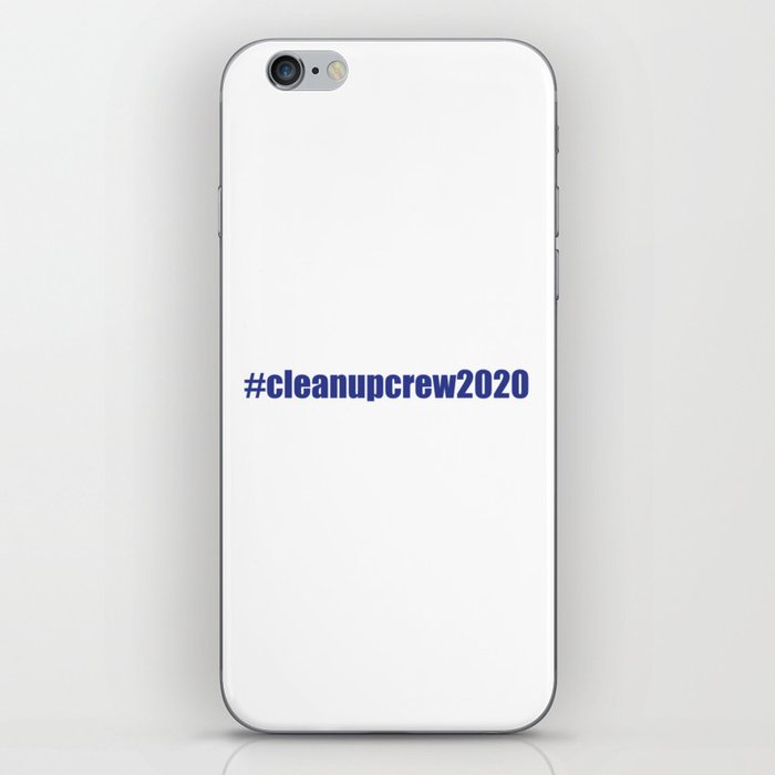 #cleanupcrew2020 iPhone Skin