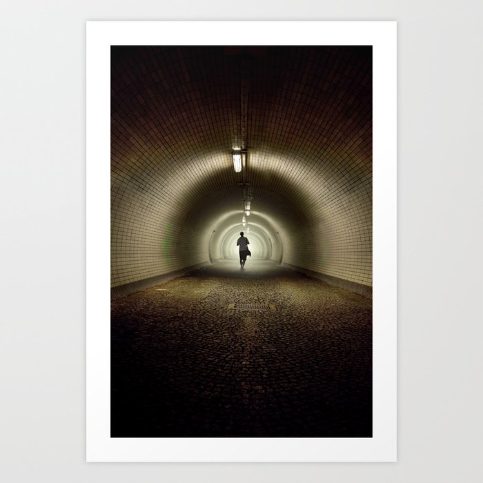 Endless Tunnel Art Print