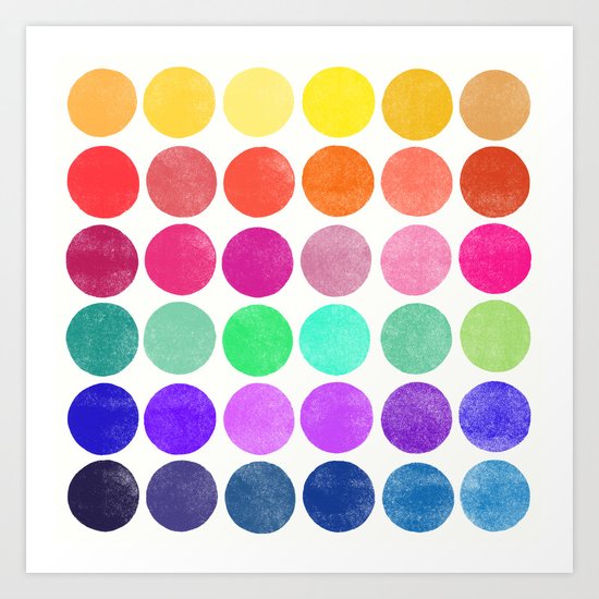 colorplay 6 Art Print