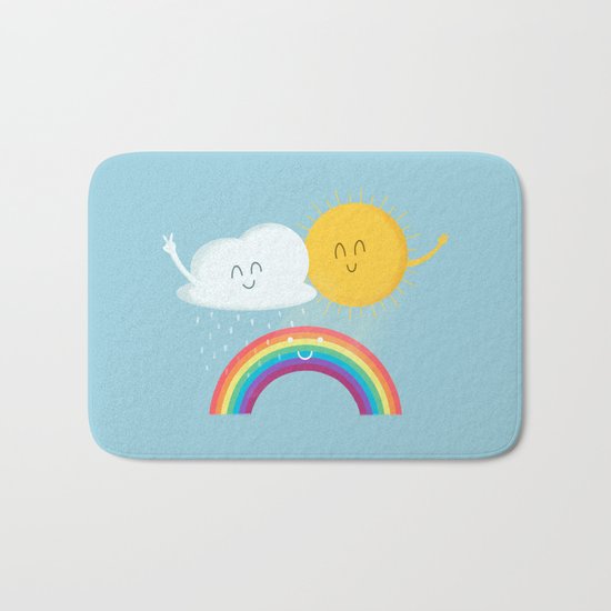 Rainbow's Family Bath Mat
