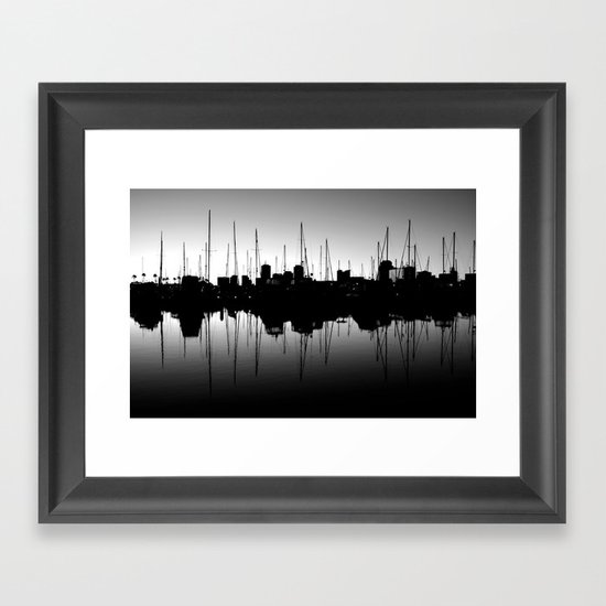 Marina Pulse Framed Art Print