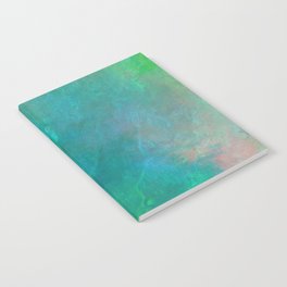 Turquoise blue and green Notebook