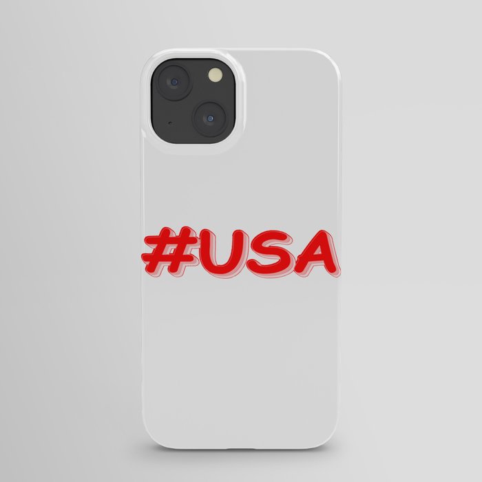 "#USA" Cute Design. Buy Now iPhone Case
