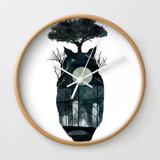 March of the Forest Spirits Wall Clock