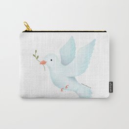 Peace Dove Bird Carry-All Pouch