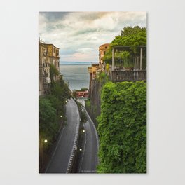 Sunset in Sorrento Canvas Print