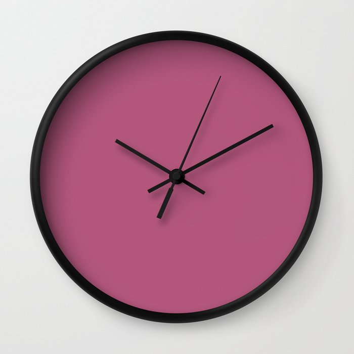 Fuchsia Allure Wall Clock