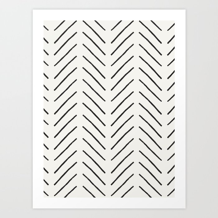 Arrow Tip Pattern Art Print
