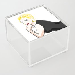 lying sexy woman Acrylic Box