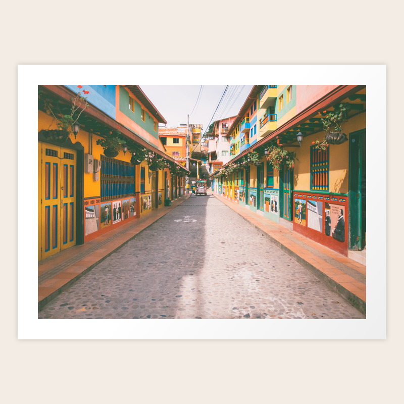 Guatape Colorful Colombia Fine Art Print Travel Photography Wall Art Art Print By Sidecarphoto Society6