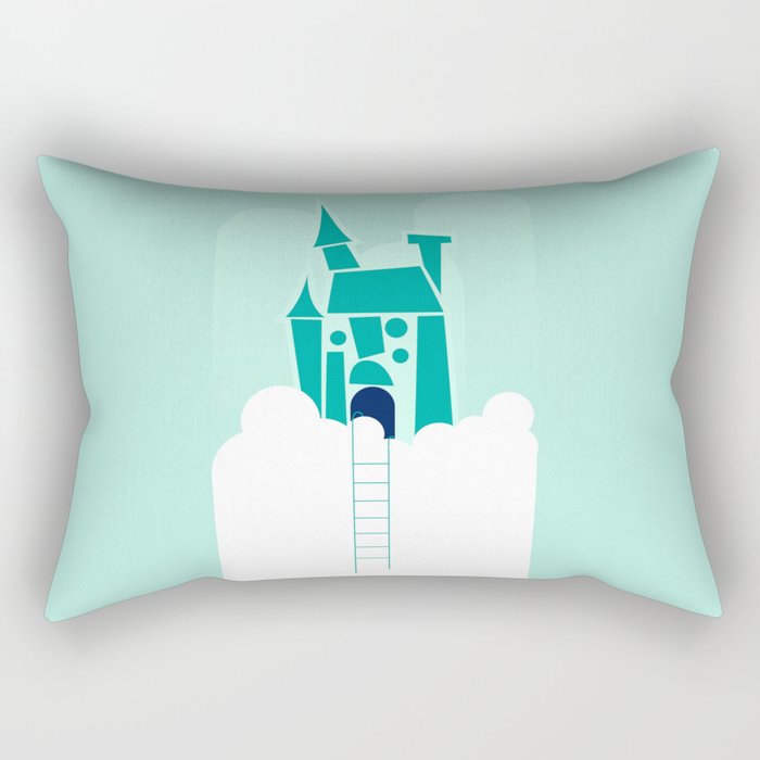 Cloud Castle Rectangular Pillow