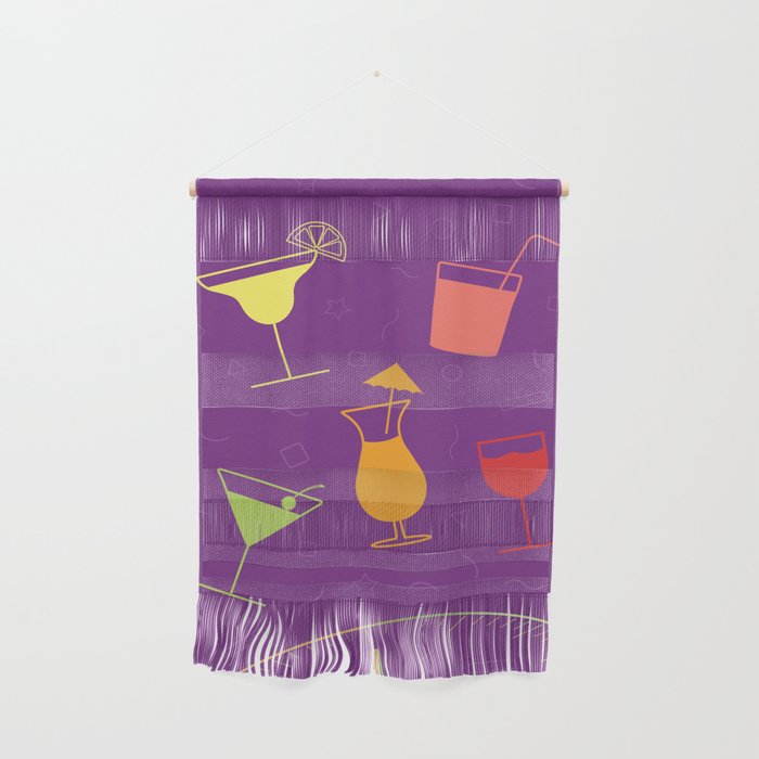 Happy Hour Cocktail Wall Hanging