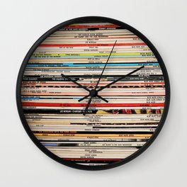 Blue Note Jazz Vinyl Records Wall Clock