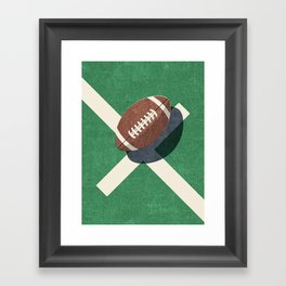 BALLS / American Football Framed Art Print