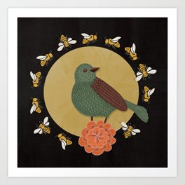 The Bird and the Bees Art Print