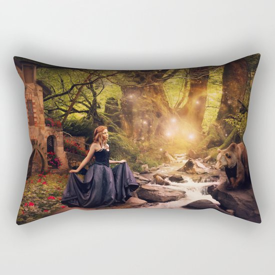 Masha and the Bear Rectangular Pillow