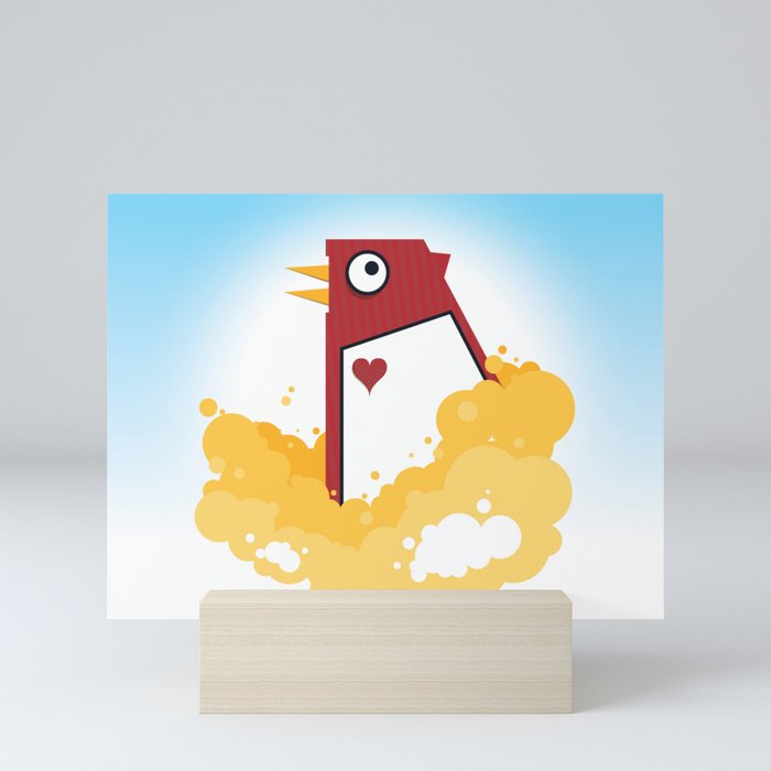 Big Chicken Mini Art Print