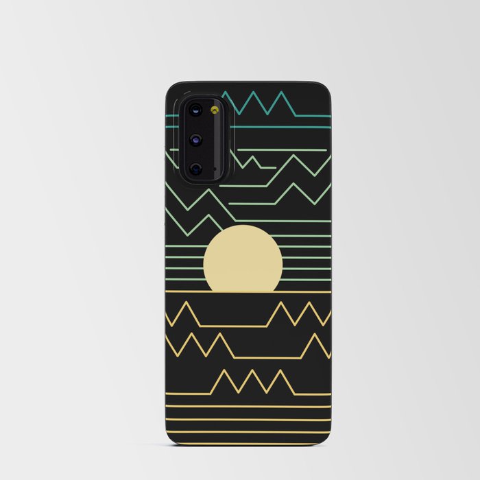 Mountain Forest Moon Android Card Case