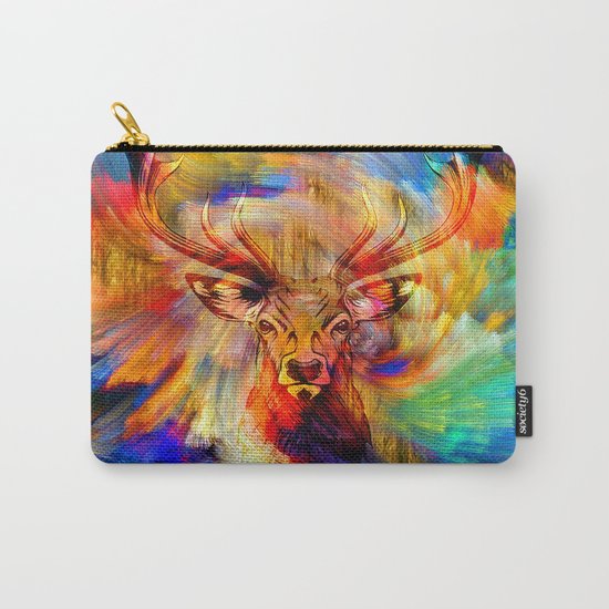 Deer' s colorful forest Carry-All Pouch