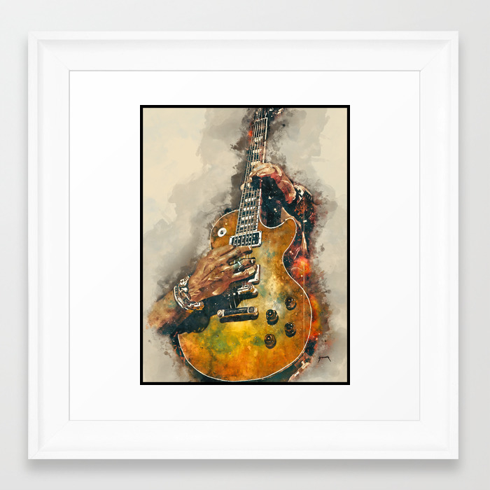Slash S Electric Guitar Guitar Wall Art Studio Decor Music Room