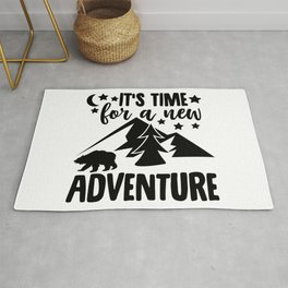 It's Time For A New Adventure Area & Throw Rug