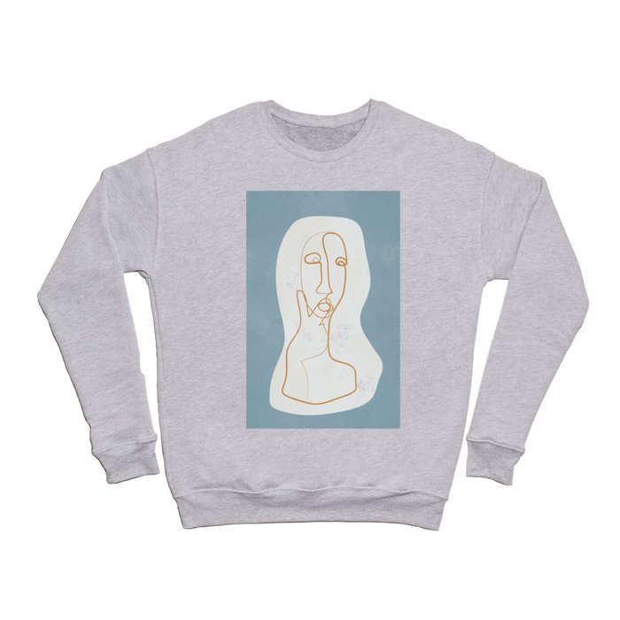 Modern Abstract Line Design 4 Crewneck Sweatshirt
