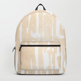 White Gold Sands Bamboo Stripes Backpack