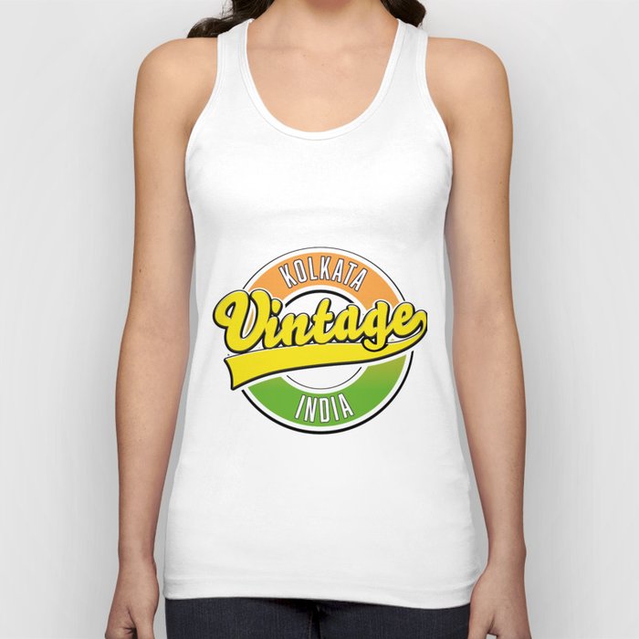 Kolkata vintage style logo Tank Top