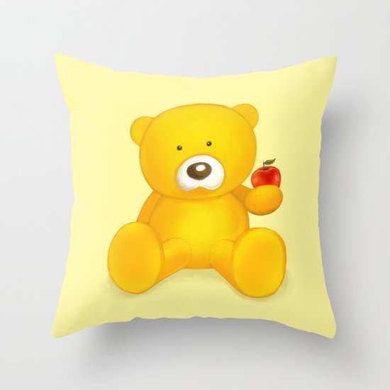 An Apple a Day Throw Pillow