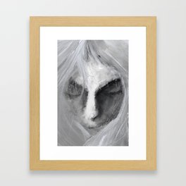 Lost in Thoughts Crystal Distortion Poster Framed Art Print