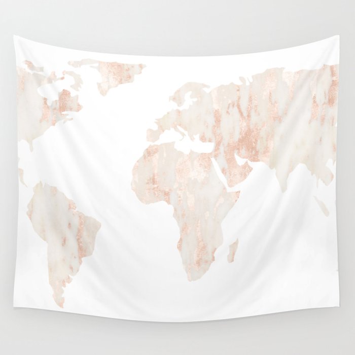 Pink online map tapestry