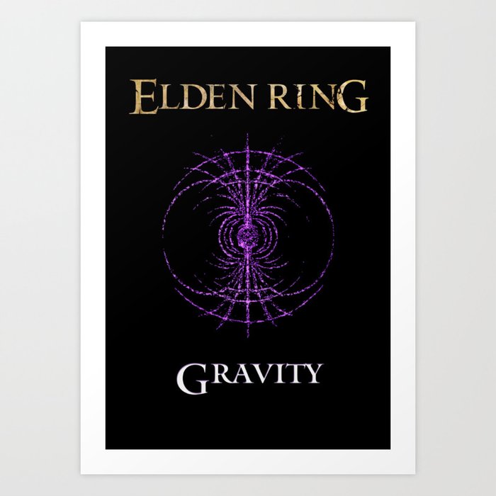 Gravity Sigil Elden Ring Art Print