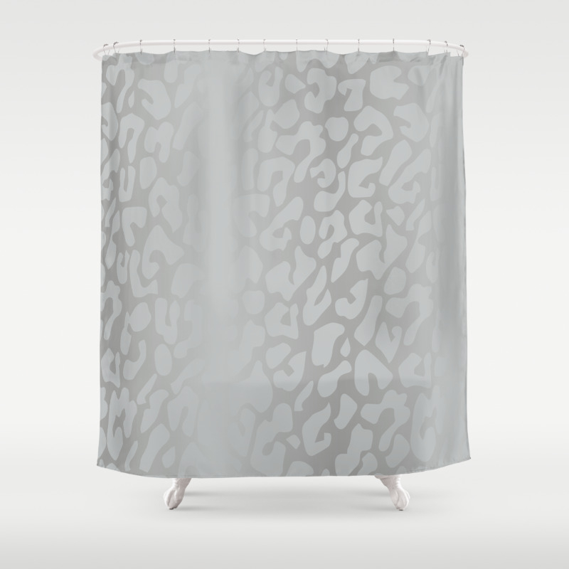 animal print shower curtain