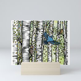 Eyes of the Forest Mini Art Print