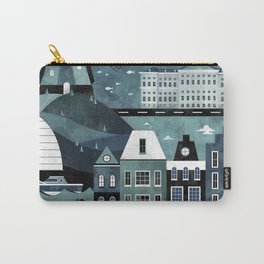 Amsterdam Travel Poster Carry-All Pouch