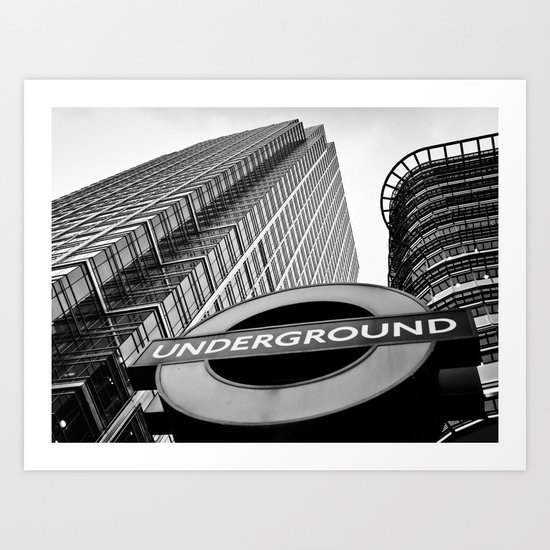 Canary Wharf Art Print