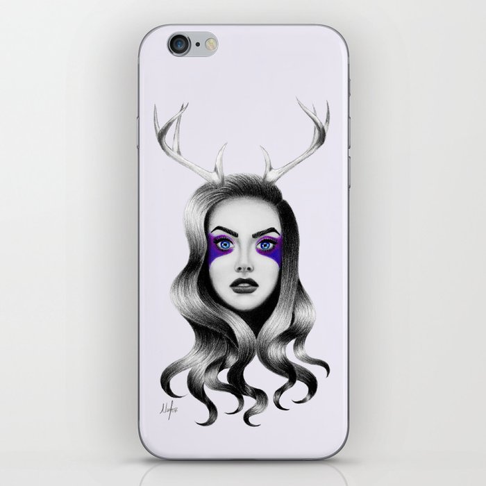 Deer Lilac iPhone Skin