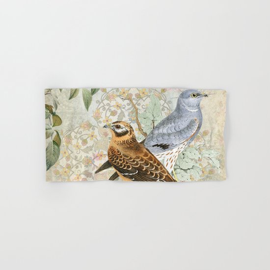 Vintage birds Hand & Bath Towel
