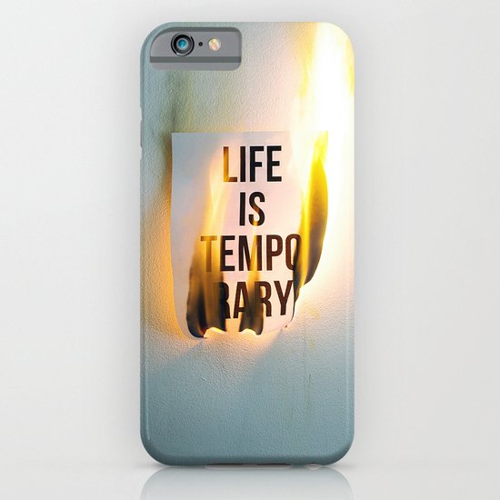 Temporary iPhone & iPod Case