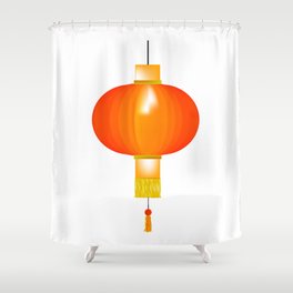 Chinese Lantern Shower Curtain