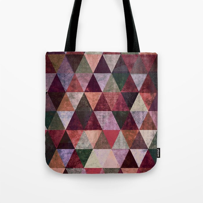 Grunge Triangles #2 Tote Bag