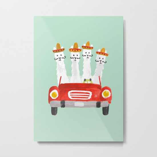The four amigos Metal Print