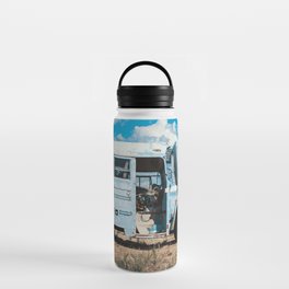 Blue Bluebird Bus - Utah Desert Water Bottle