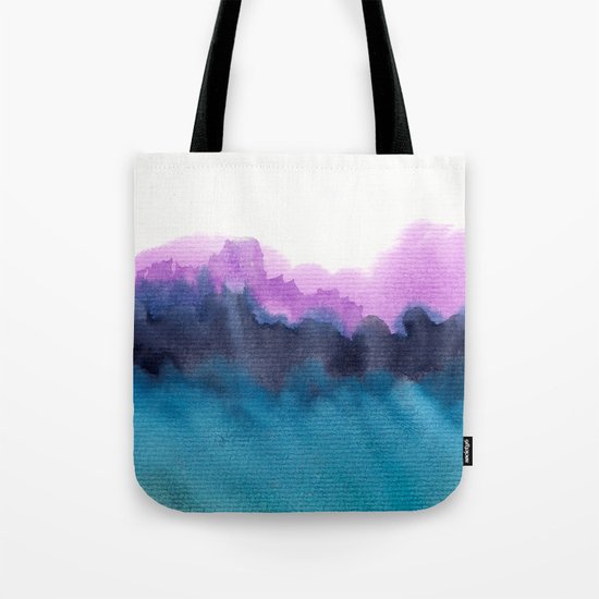 Watercolor abstract landscape 13 Tote Bag