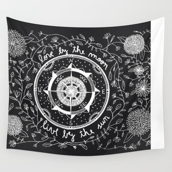 Live By The Sun Love Moon Wall Tapestry Juanagatti Society6 Live By The Sun Love Moon Wall Tapestry